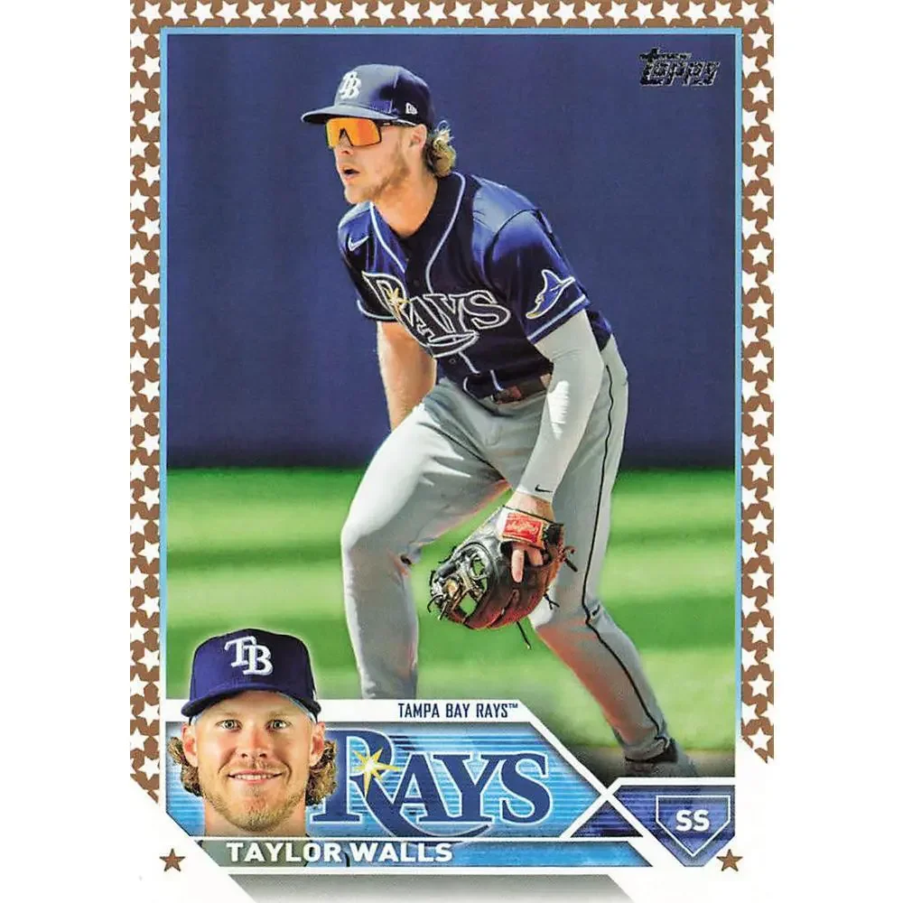 2023 Topps Gold Star Gold Star Taylor Walls #625 Tampa Bay Rays